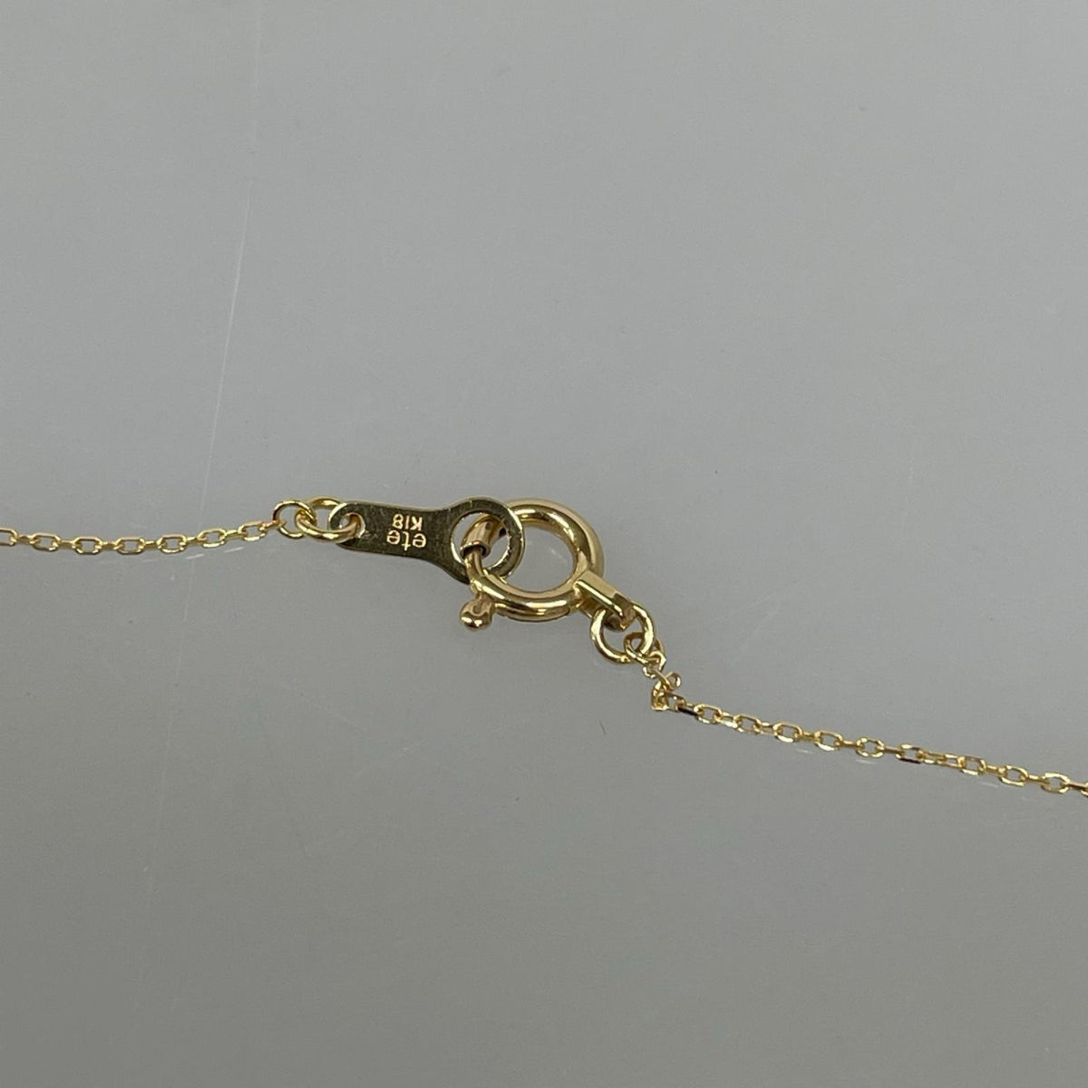 ネックレス K18 0.06 ダイヤ ネックレス 0.8g ゴールド
