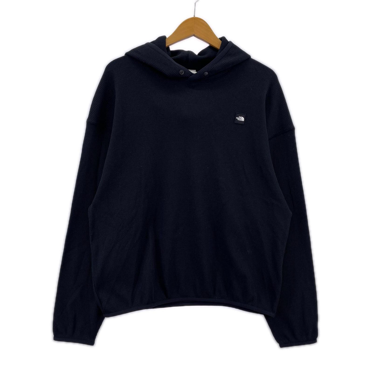 パーカー WAFFLE HOOD PULLOVER M ブラック