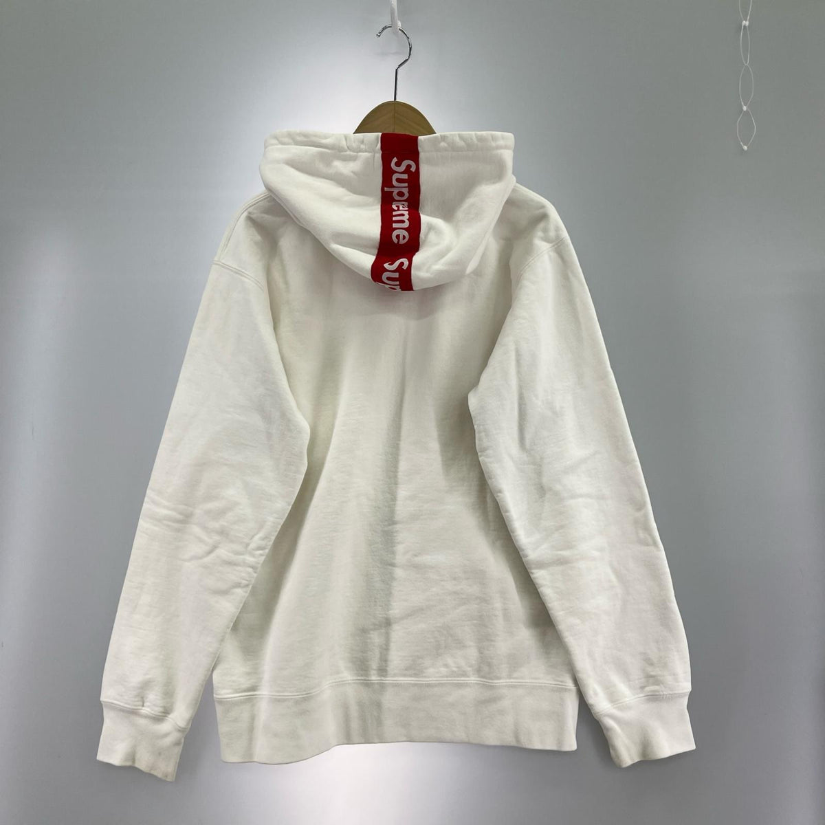パーカー 14AW Logo Tape Zip Up (L) ﾎﾜｲﾄ L ホワイト