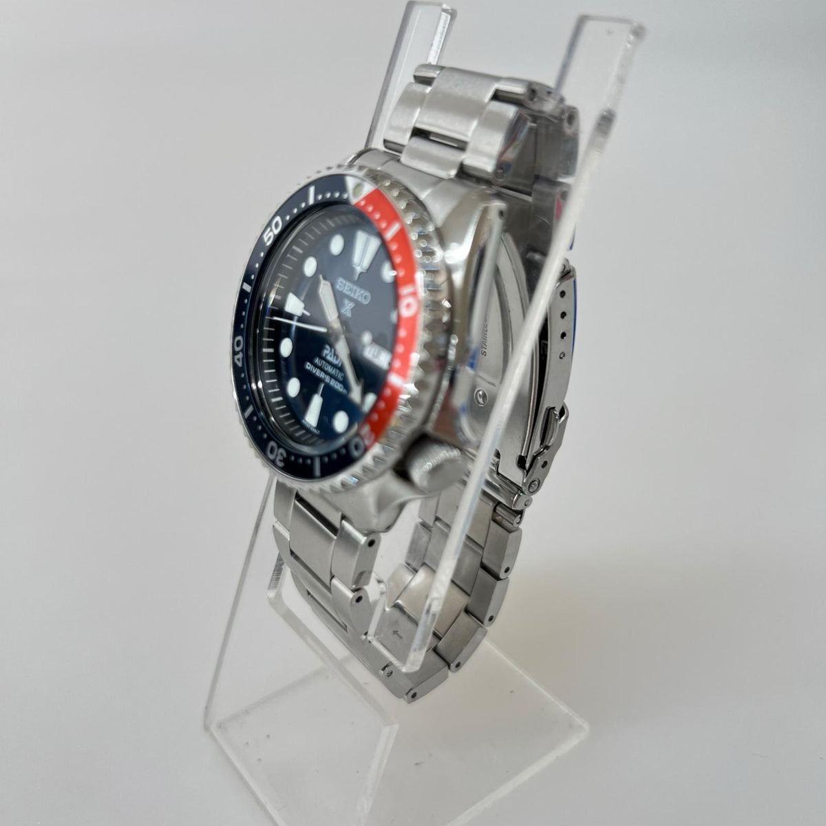 腕時計 SEIKO 5 SPORTS SKX series SBSA003 裏ｽｹ 自動巻き 腕時計 ネイビー