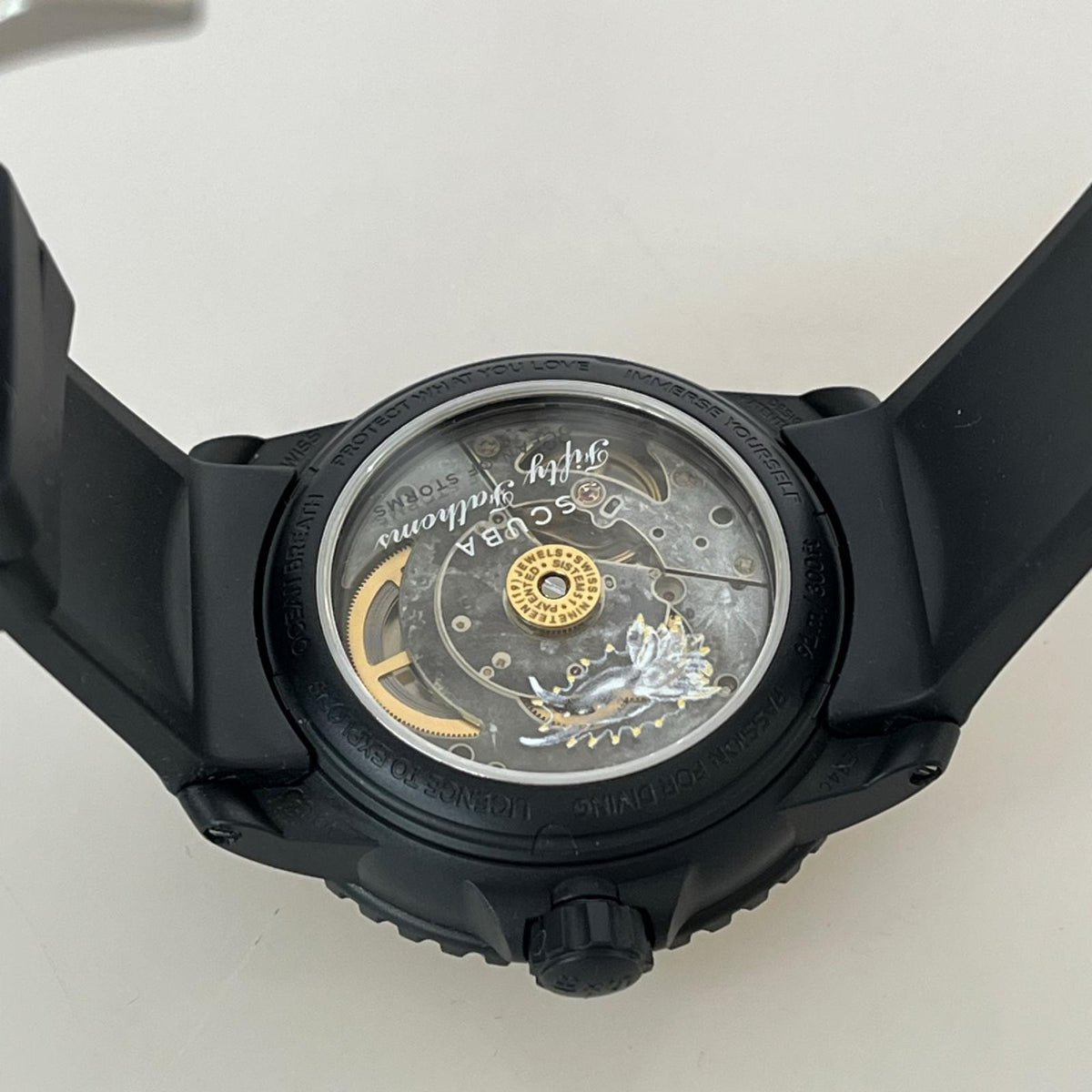 腕時計 Swatch×BLANCPAIN Bioceramic Scuba 自動巻き 9気圧防水 腕時計 ブラック