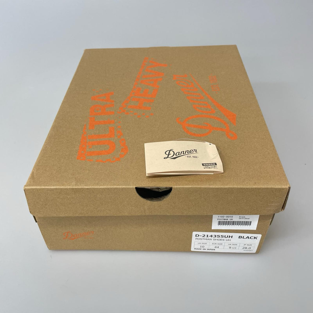 シューズ ULTRA HEAVY POSTMAN SHOES UH 28.0cm ブラック
