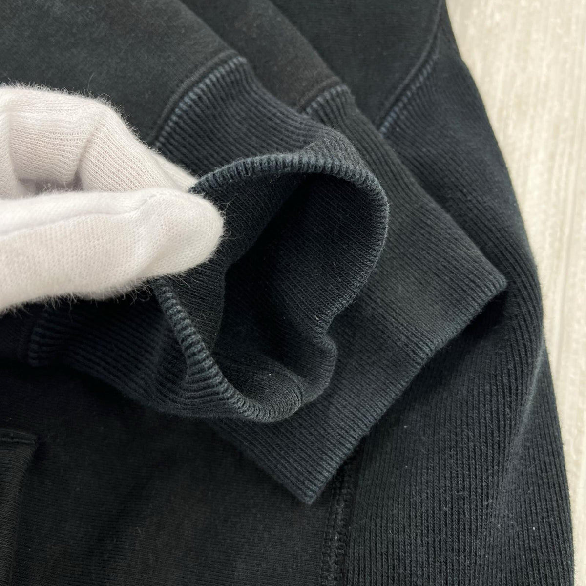 パーカー WIND STOPPER/REVERSE WEAVE/黒 M ブラック
