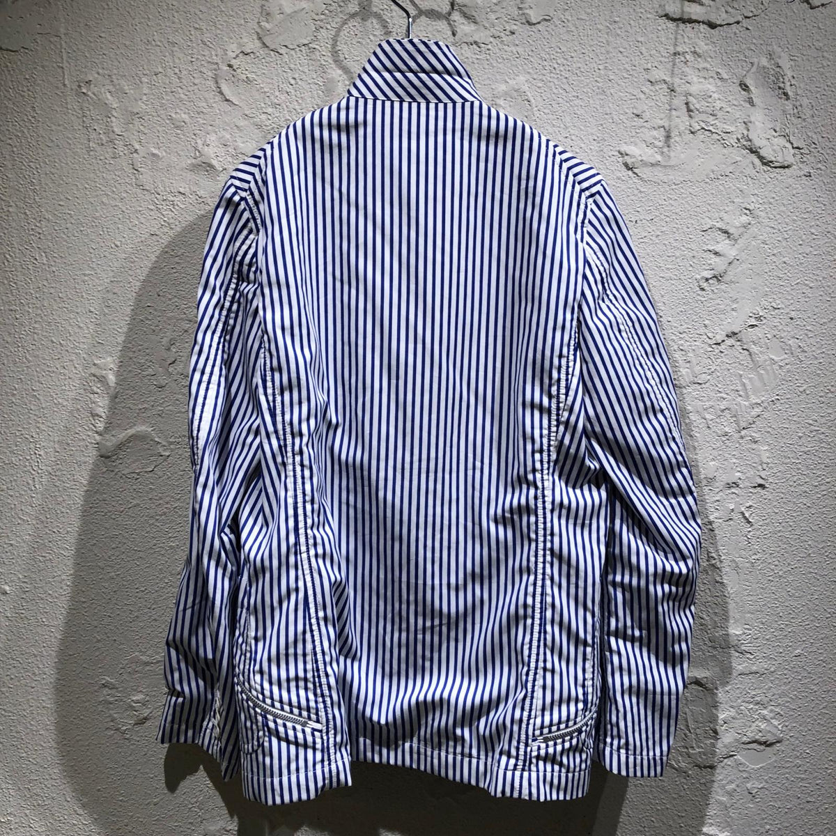 ジャケット SHIRT 26SS ストライプジップジャケット S