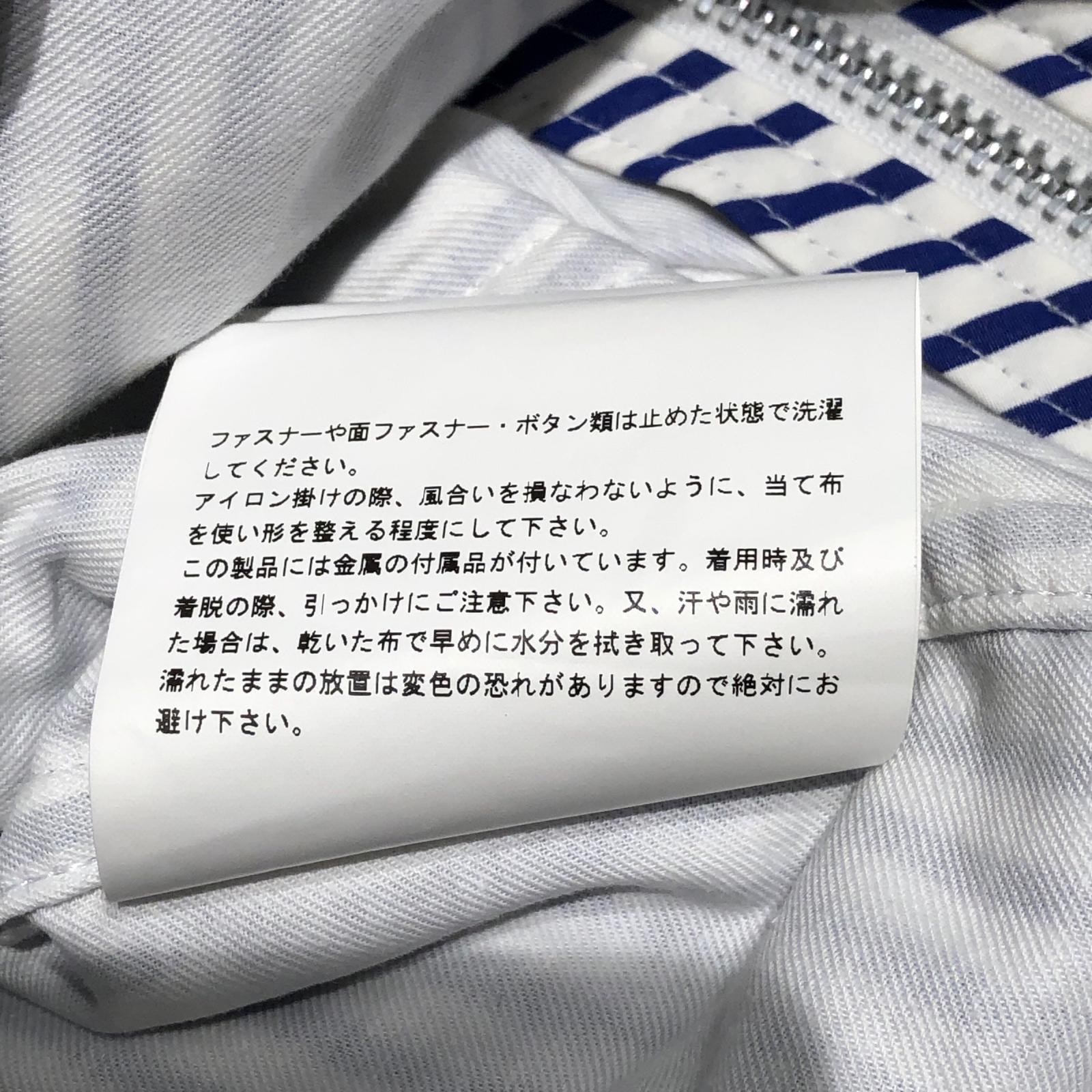 ジャケット SHIRT 26SS ストライプジップジャケット S