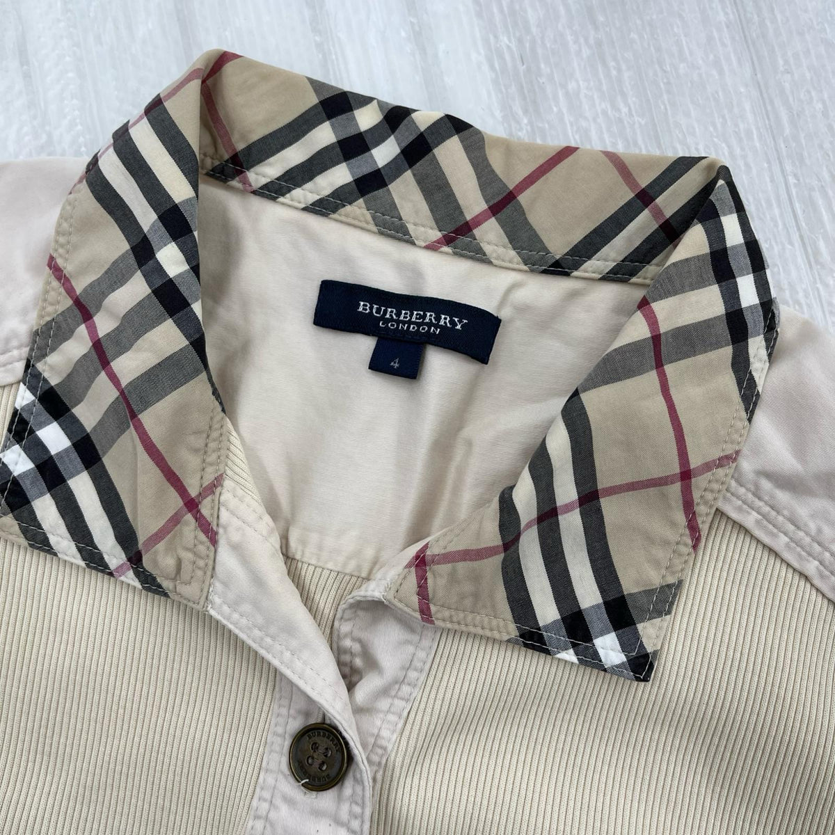 長袖Ｔシャツ BURBERRY ｺｰﾃﾞｭﾛｲL/Sﾄｯﾌﾟ ベージュ