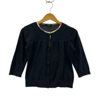 長袖Ｔシャツ BURBERRY 黒L/Sﾄｯﾌﾟ M