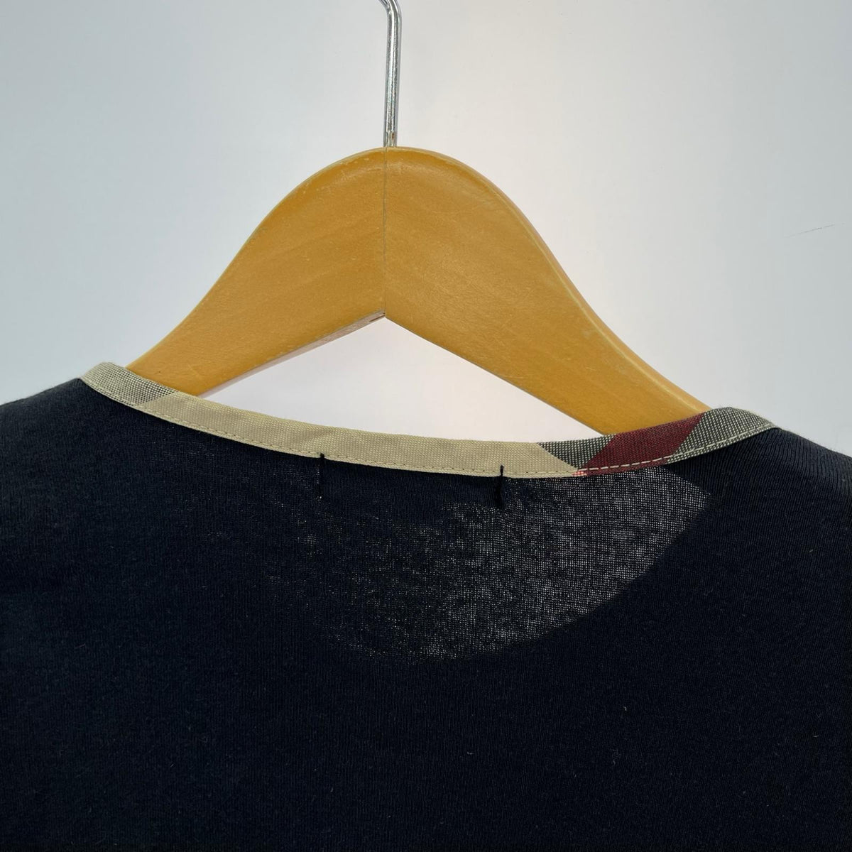 長袖Ｔシャツ BURBERRY 黒L/Sﾄｯﾌﾟ M