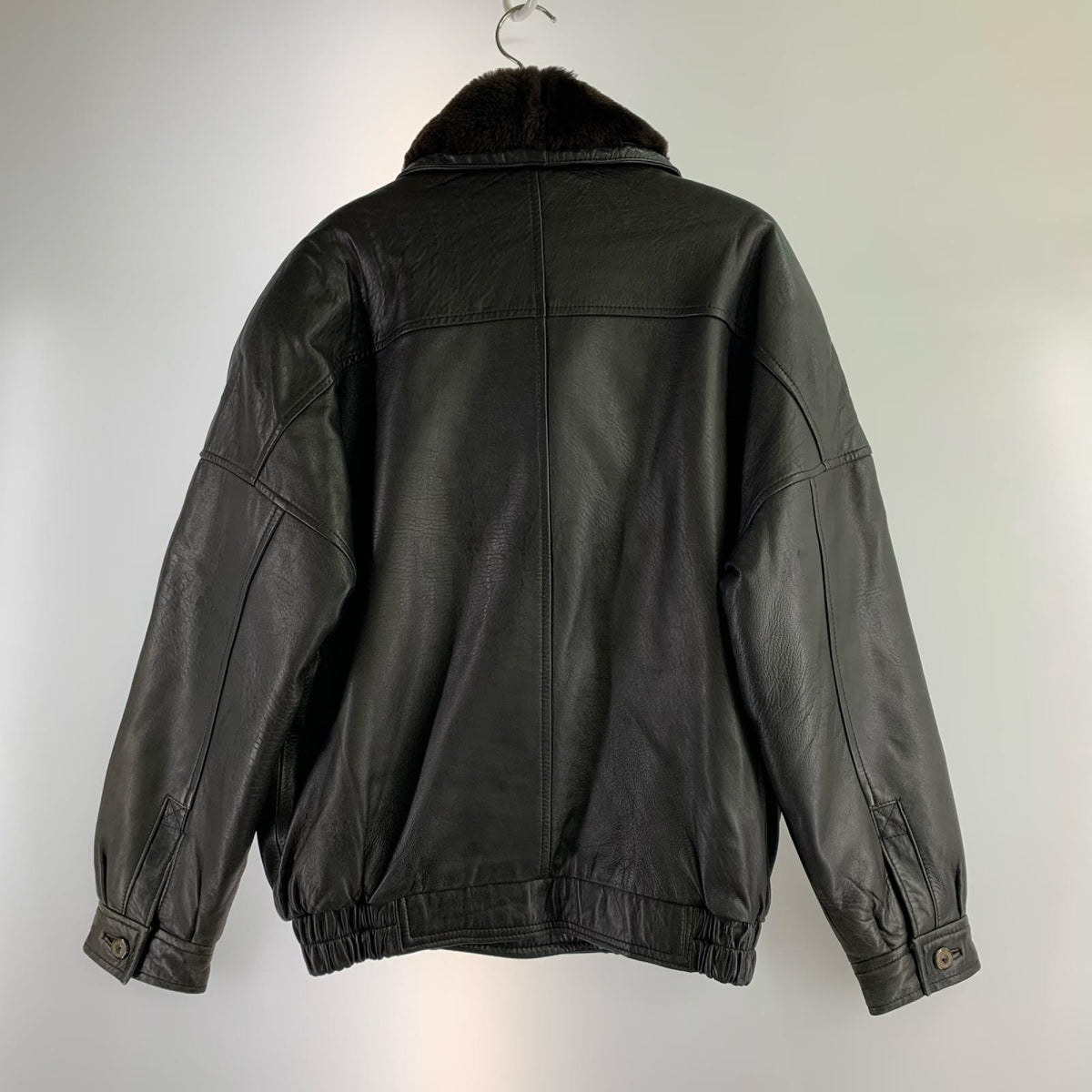 レザージャケット WIND ARMOR 羊皮 BLK M ブラック