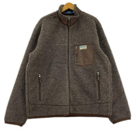 ジャケット HIGH PILE FLEECE JACKET（L） L ブラウン