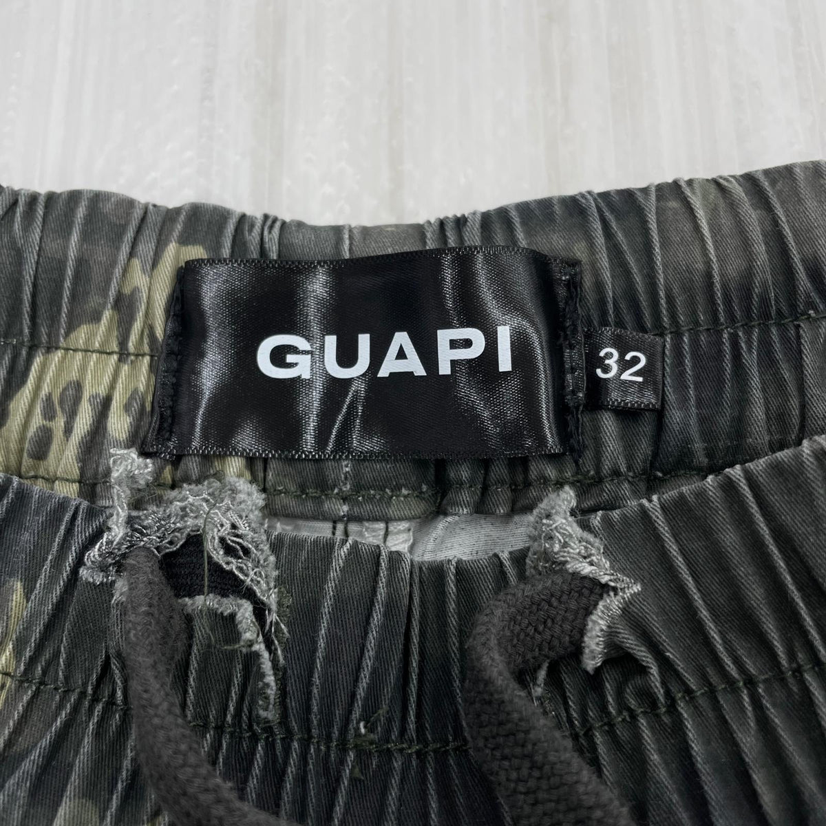パンツ GUAPI ﾃﾞｻﾞｲﾝｶｰｺﾞﾊﾟﾝﾂ 32 ｶﾓﾌﾗ 32