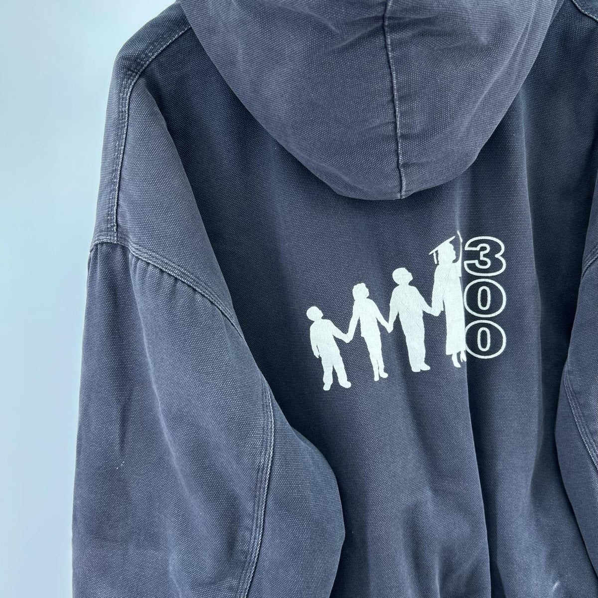 ジャケット tri mountain ダック パーカー 中綿 ネイビー