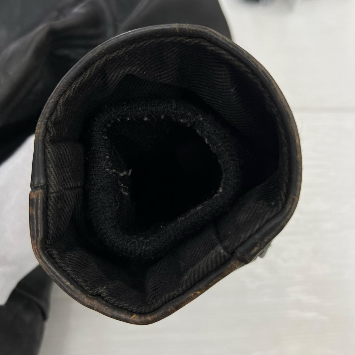 レザージャケット 80-90s AERO LEATHER ﾊｲｳｪｲﾏﾝ ﾚｻﾞｰｽﾎﾟｰﾂｼﾞｬｹｯﾄ 40 ﾌﾞﾗｯｸ 40 ブラック