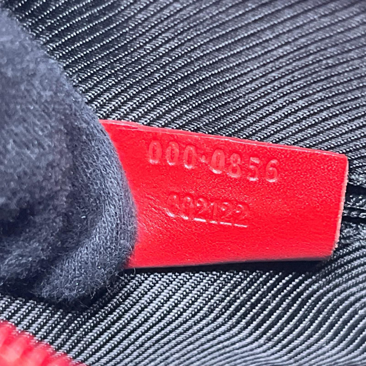 GUCCI/0856/GGｷｬﾝﾊﾞｽｽｸｴｱﾊﾝﾄﾞﾊﾞｯｸﾞ/赤