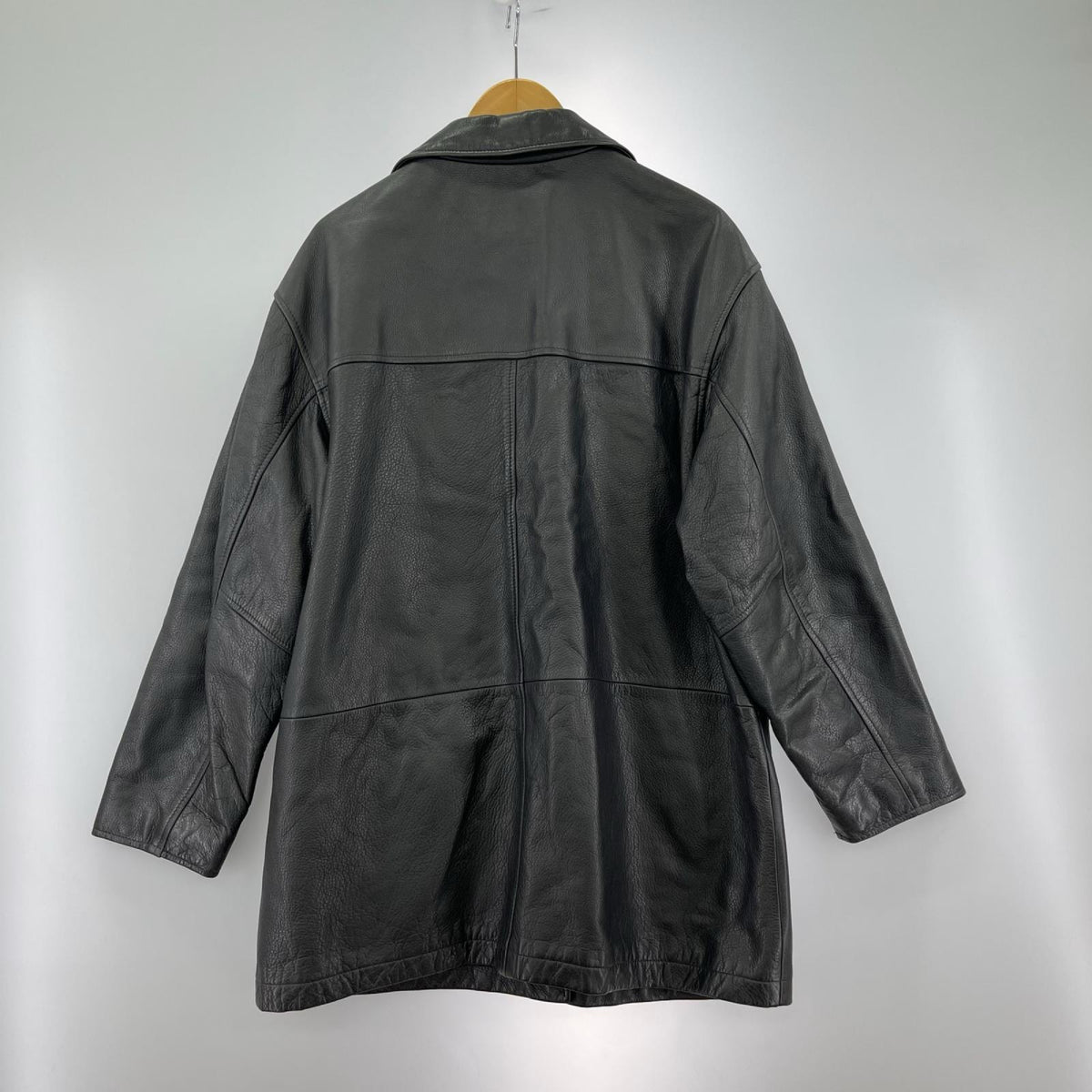 レザージャケット 90s ﾚｻﾞｰｺｰﾄ ﾌﾞﾗｯｸ L ブラック