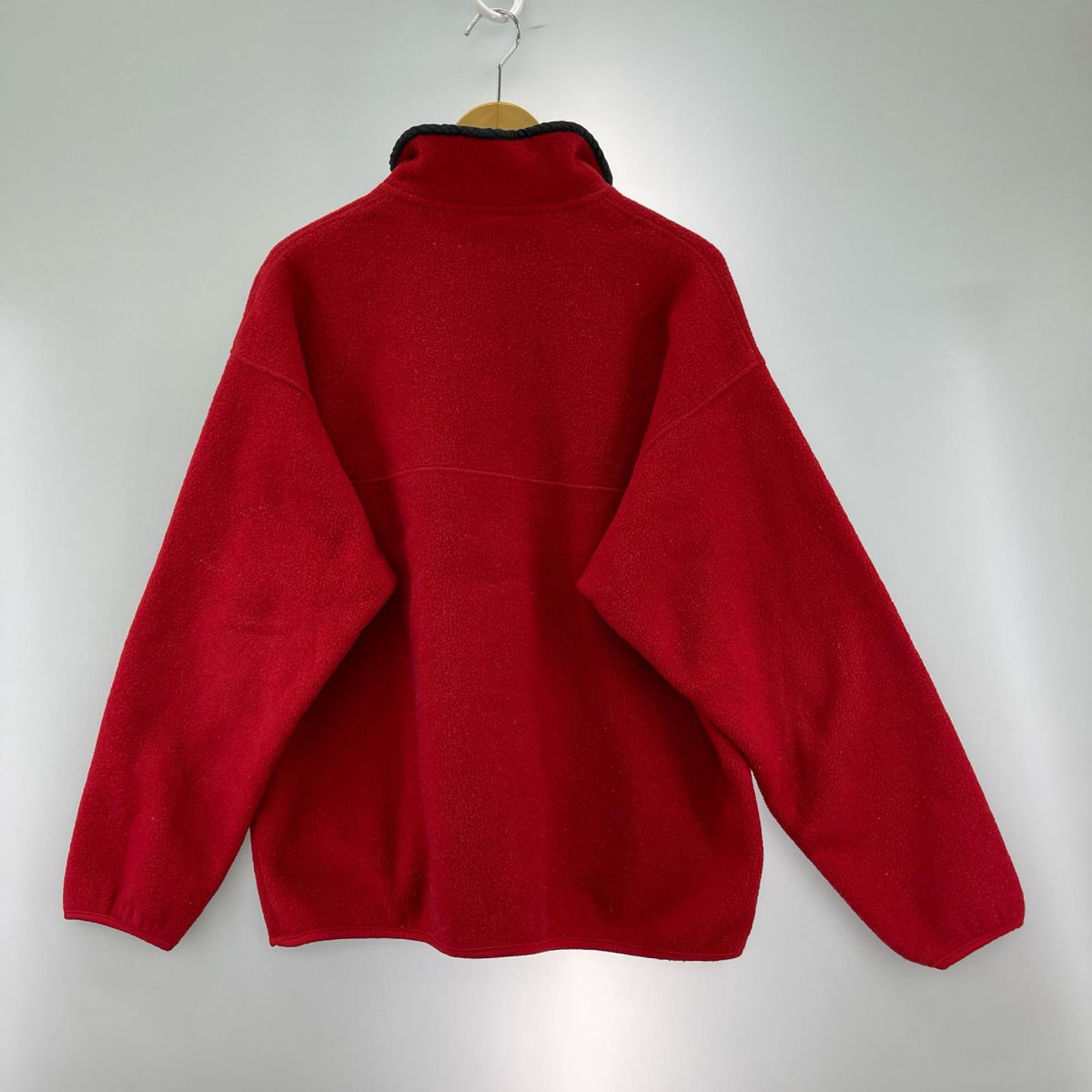 ジャケット 90s ｼﾝﾁﾗｽﾅｯﾌﾟ （XL） レッド