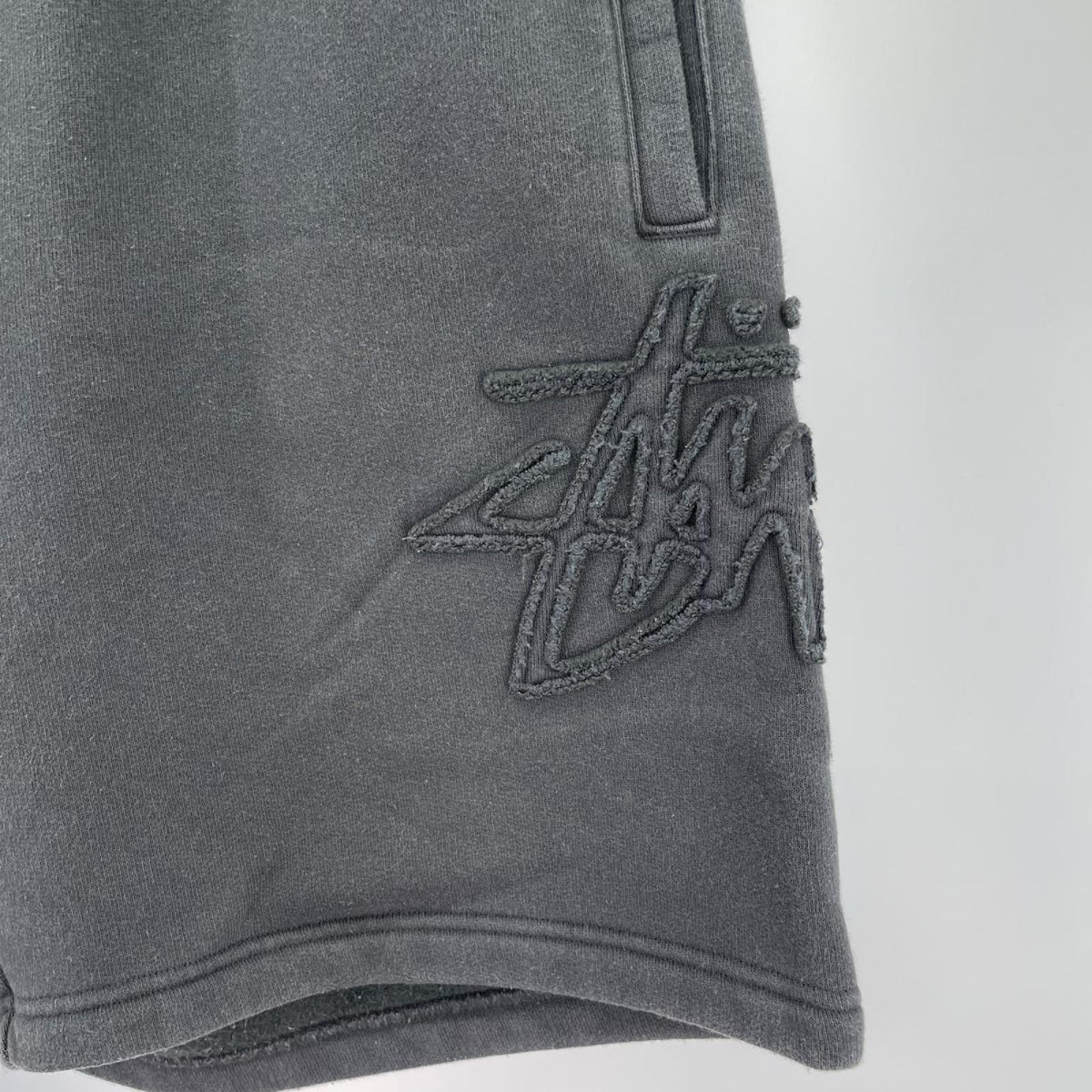 ショートパンツ ｽｳｪｯﾄ刺繍ﾛｺﾞ M ブラック