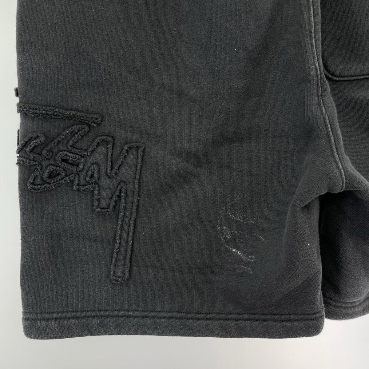 ショートパンツ ｽｳｪｯﾄ刺繍ﾛｺﾞ M ブラック
