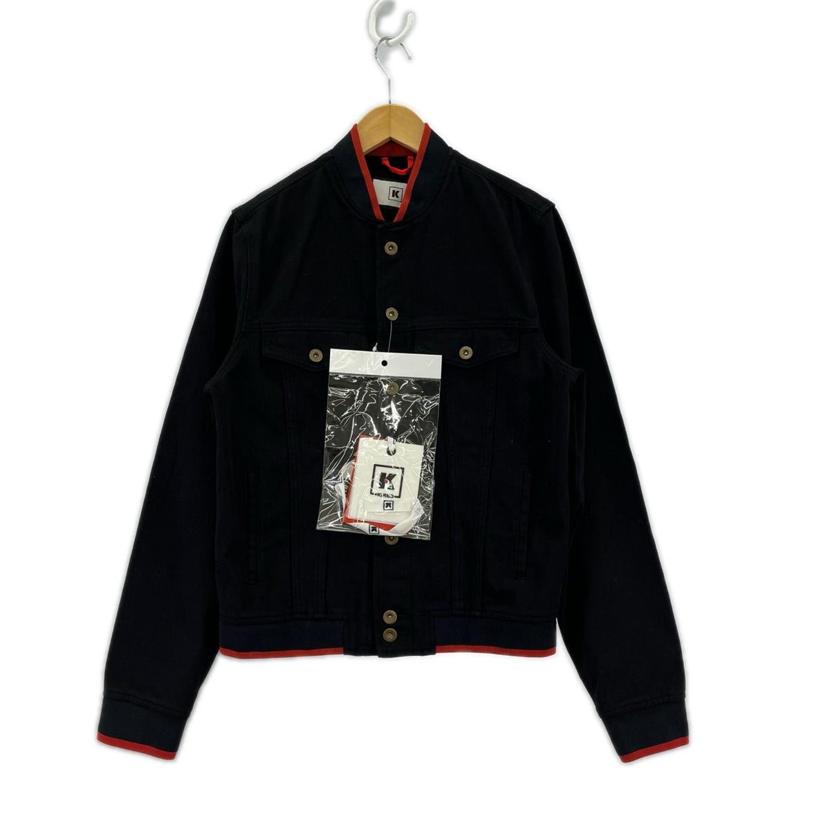 ジャケット KIRED.IT ｷｰﾚｯﾄﾞ MOD.KEN ﾃﾞﾆﾑｼﾞｬｹｯﾄ 46 ﾌﾞﾗｯｸ 46 ブラック