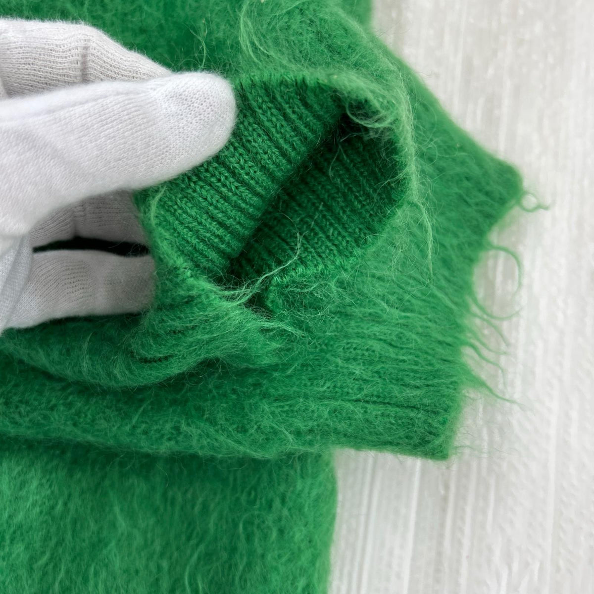 カーディガン 23AW MOHAIR CARDIGAN ｸﾞﾘｰﾝ (L) L グリーン