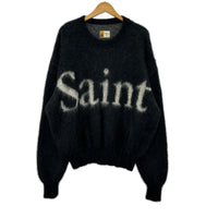 ニット 23AW MOHAIR CREW NECK KNIT ﾌﾞﾗｯｸ L L ブラック