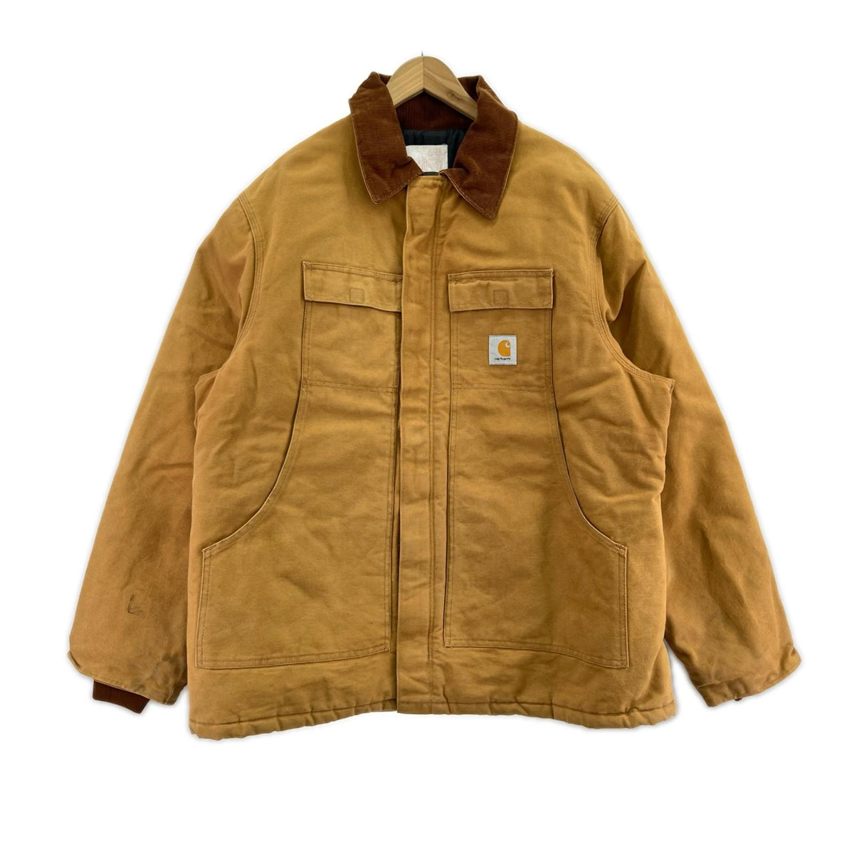 長袖シャツ Carhartt 70s ﾀﾞｯｸﾞﾍﾞｽﾄ ﾎﾞｱﾗｲﾅｰ 茶 (XL) 50 ブラウン