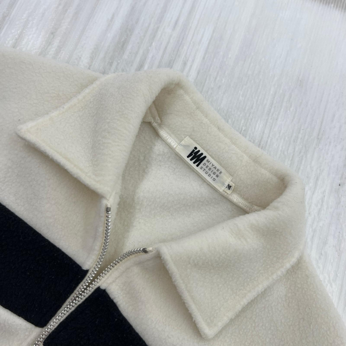 ジャケット im MIYAKE DESIGN 90s フリース M ホワイト
