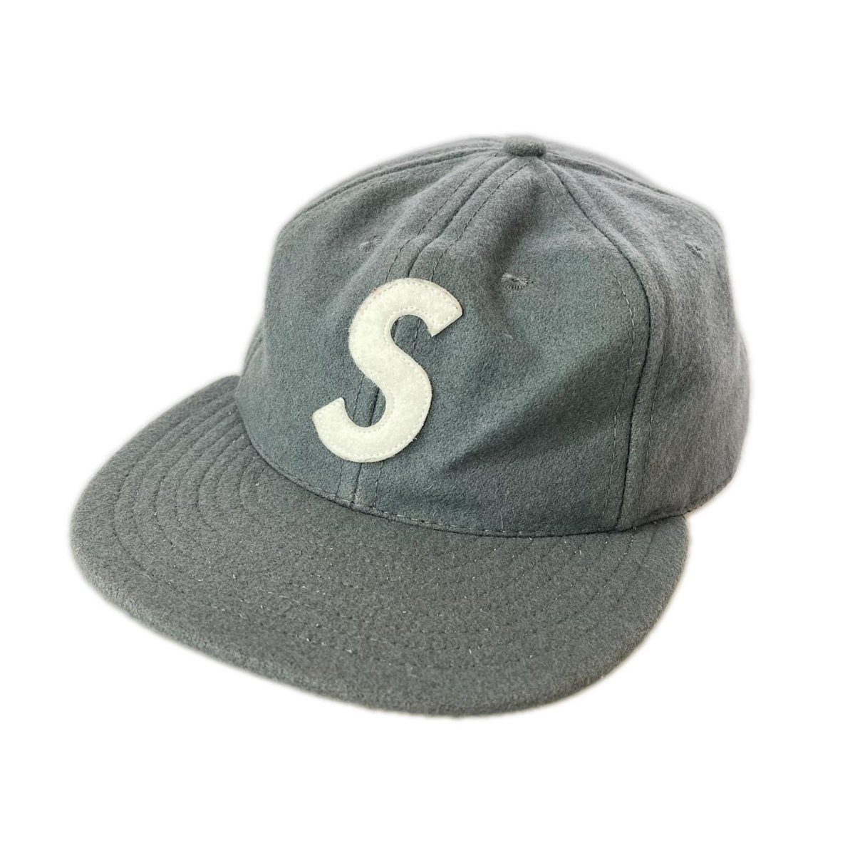 キャップ ×EBBETS S LOGO FITTED 6-PANEL グレー