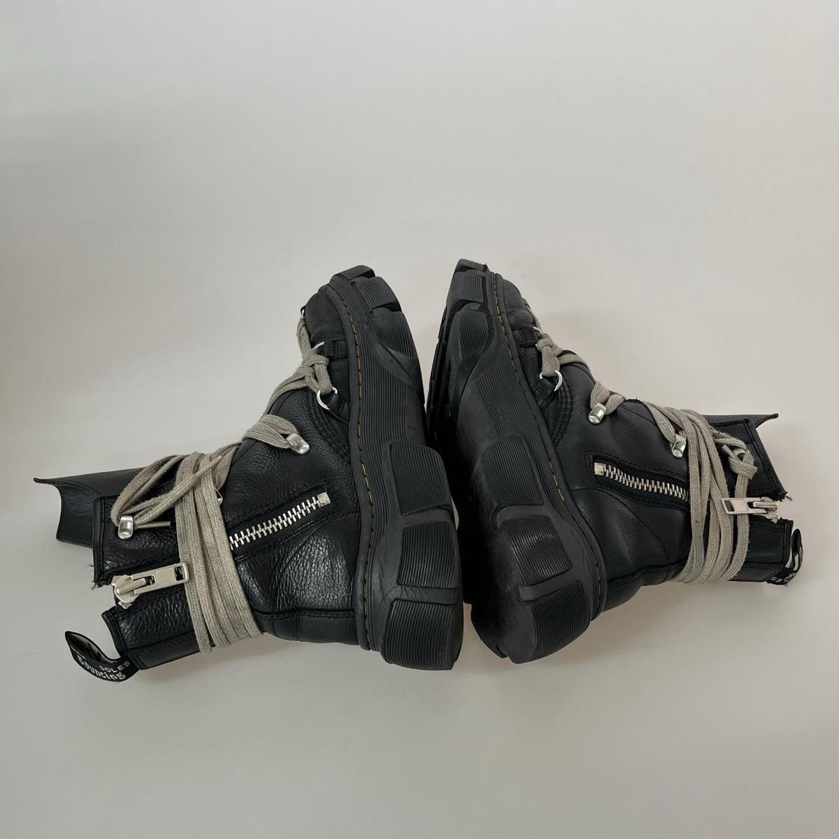 ブーツ Rick Owens×Dr.Martens 24SS 1460 DMXL MEGA LACE BOOT ブラック