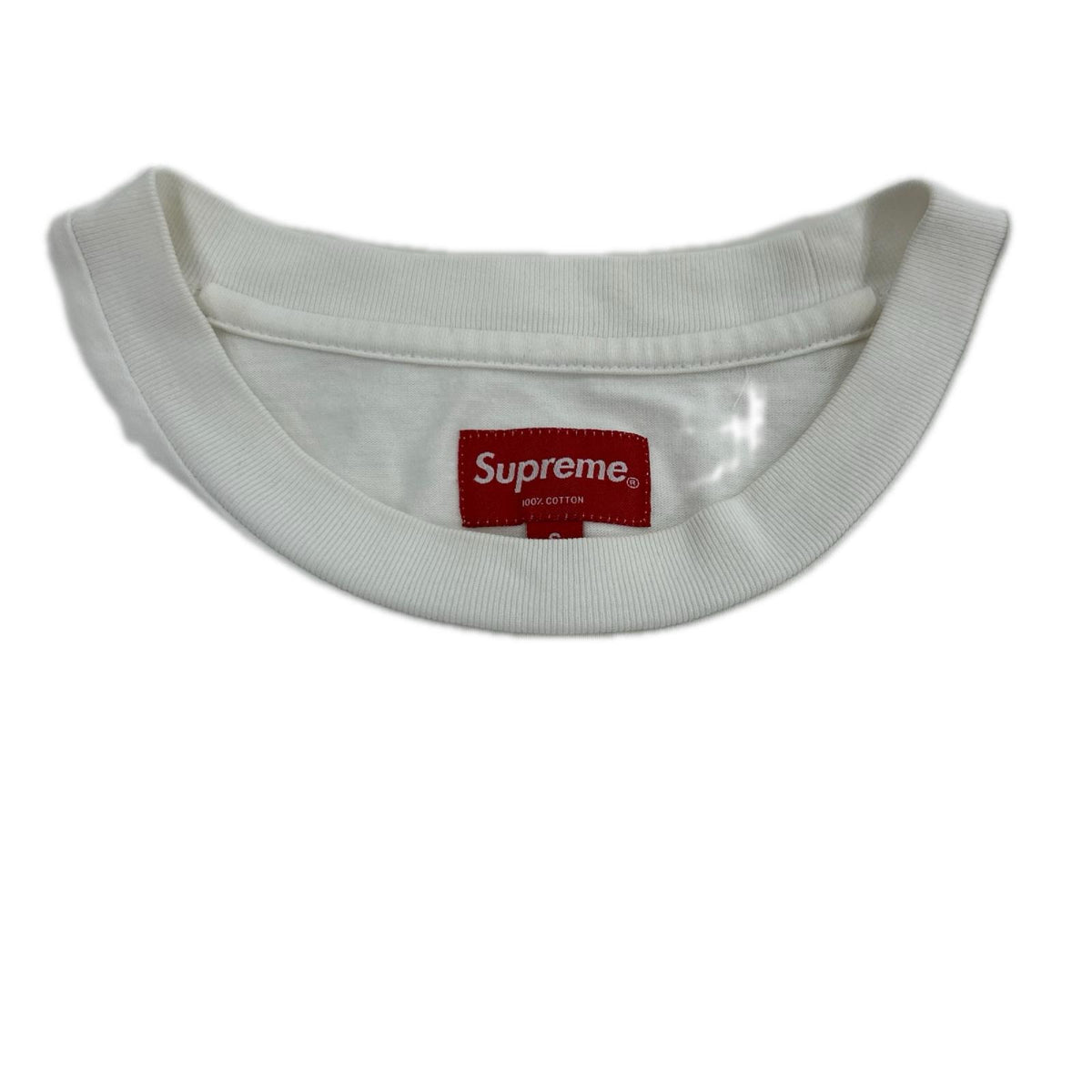 半袖Ｔシャツ ｽﾓｰﾙ BOXLOGO 白（S) S ホワイト