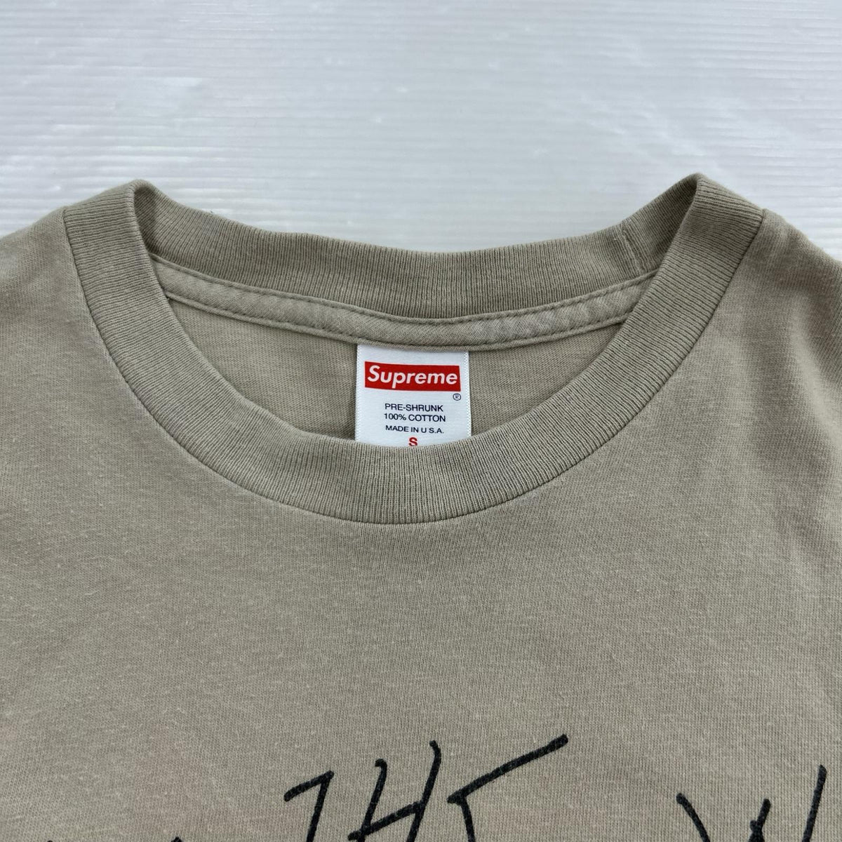 半袖Ｔシャツ 19SS Buju Banton Wake The World Tee S ベージュ