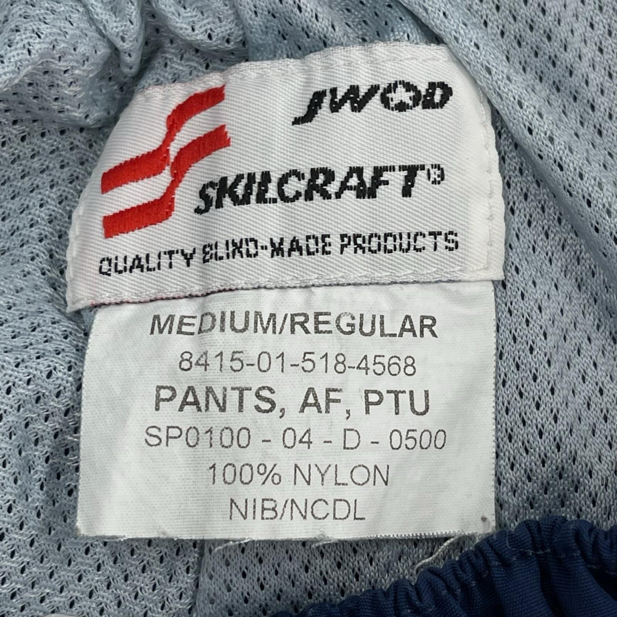 パンツ 00s U.S AIR FORCE SKILCRAFT PTU ﾄﾚｰﾆﾝｸﾞﾊﾟﾝﾂ M-R ﾈｲﾋﾞｰ ネイビー