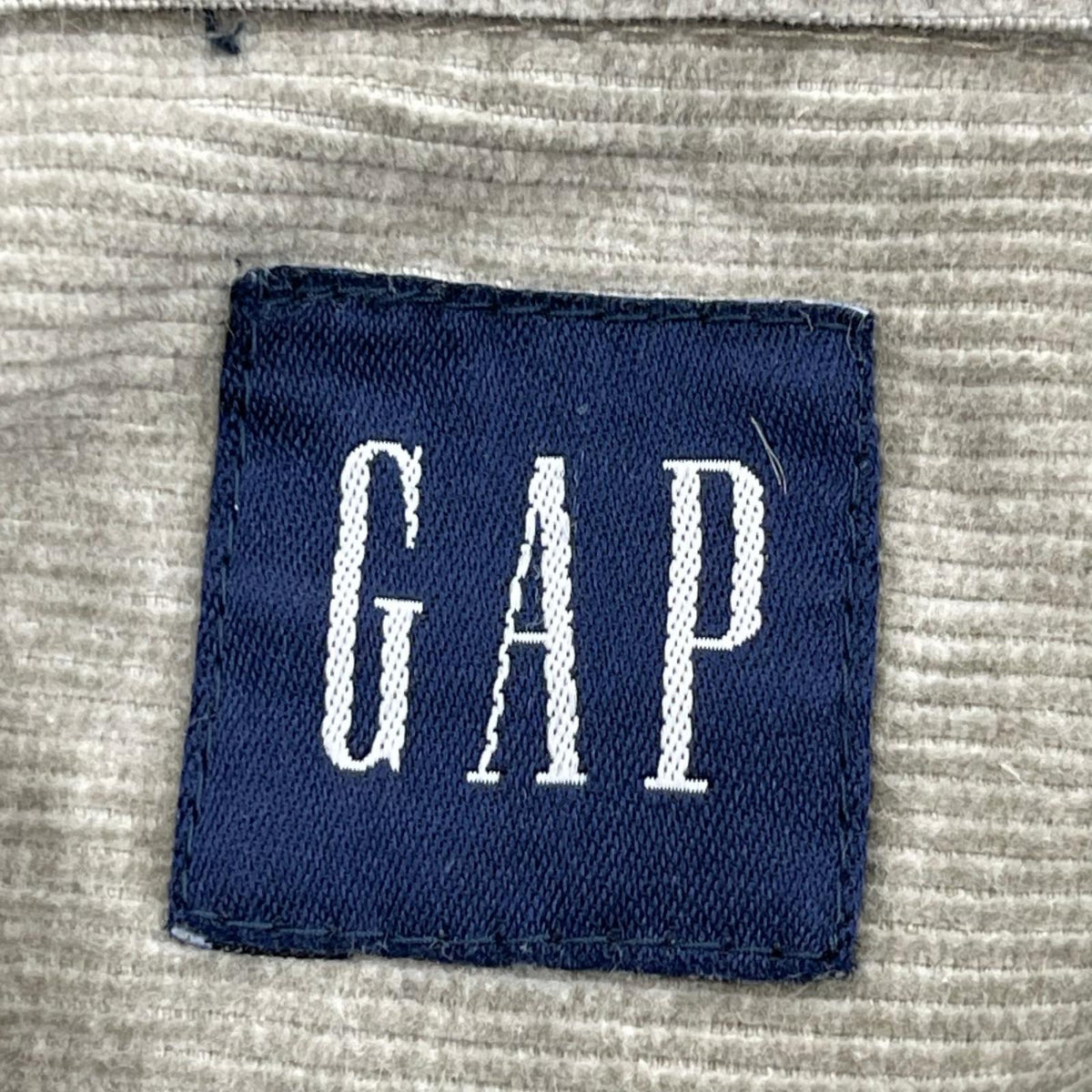 長袖シャツ GAP 00s ﾌﾗﾎﾟｹ ｺｰﾃﾞｭﾛｲｼｬﾂ ｸﾞﾚｰｼﾞｭ L グレー