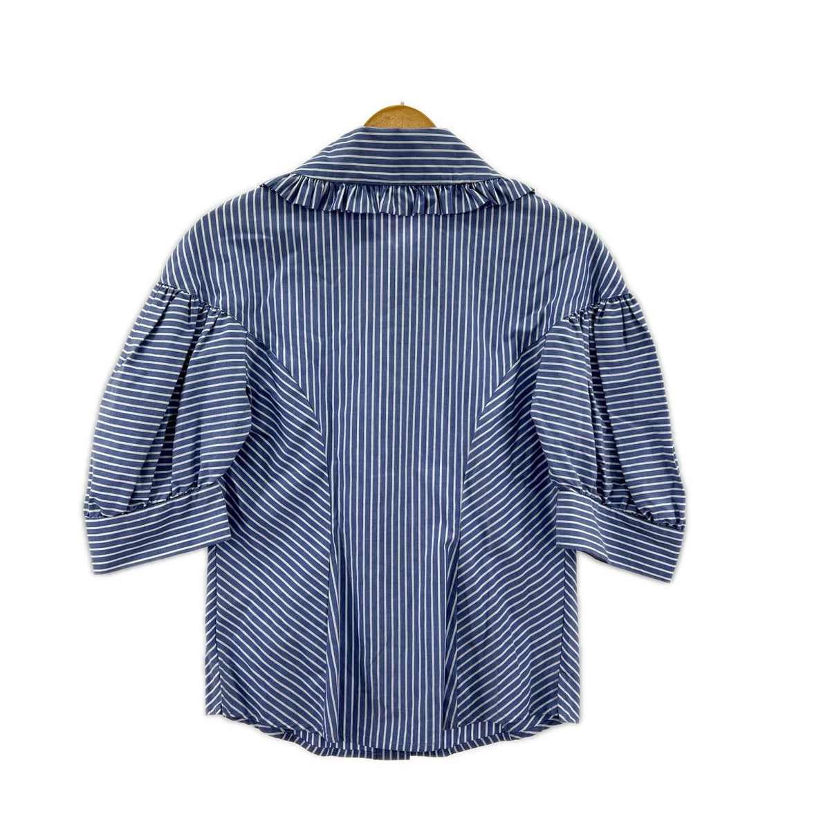 半袖Ｔシャツ S/S ｽﾄﾗｲﾌﾟﾌﾞﾗｳｽ ブルー