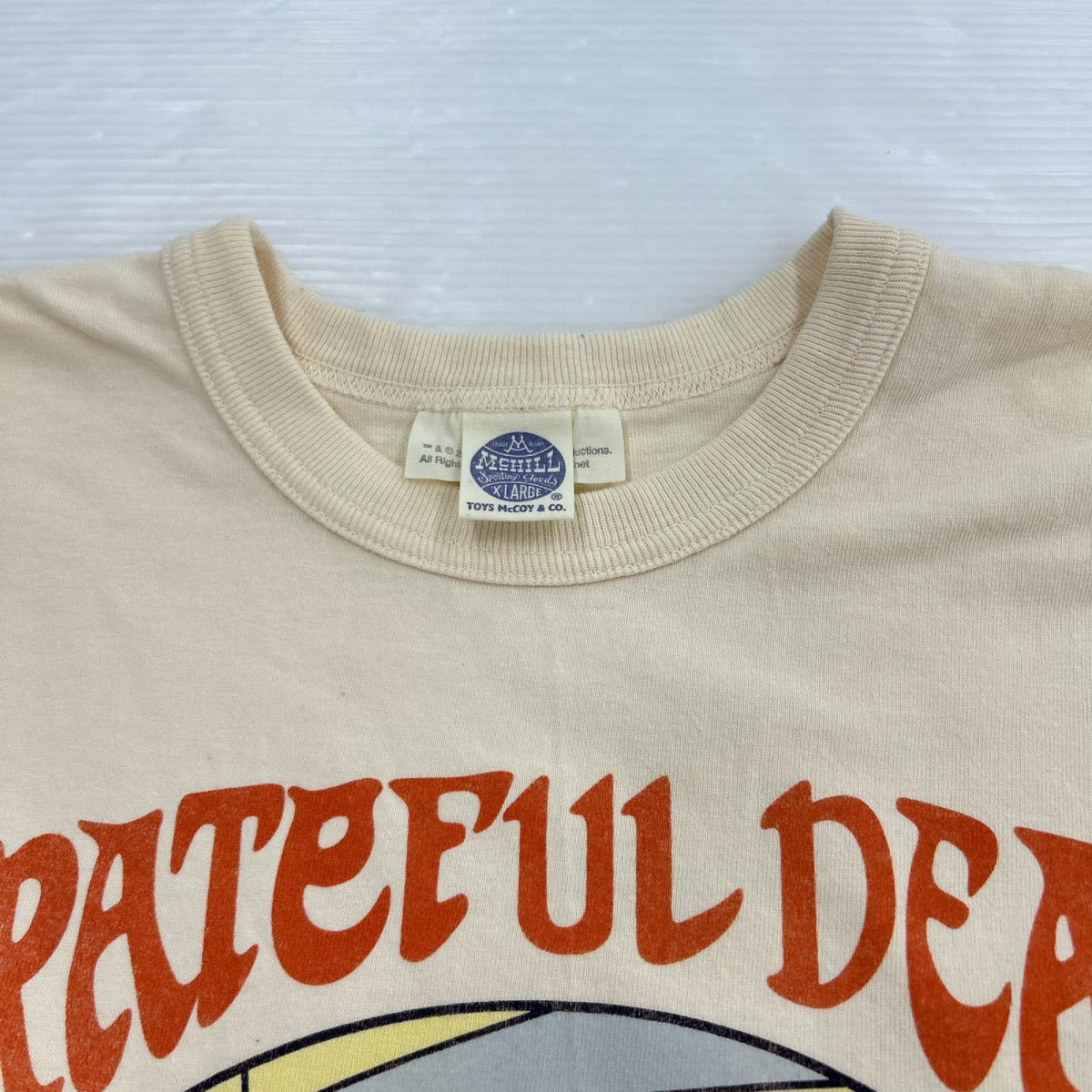 半袖Ｔシャツ GRATEFUL DEAD ﾍﾞｰｼﾞｭ (XL) ベージュ