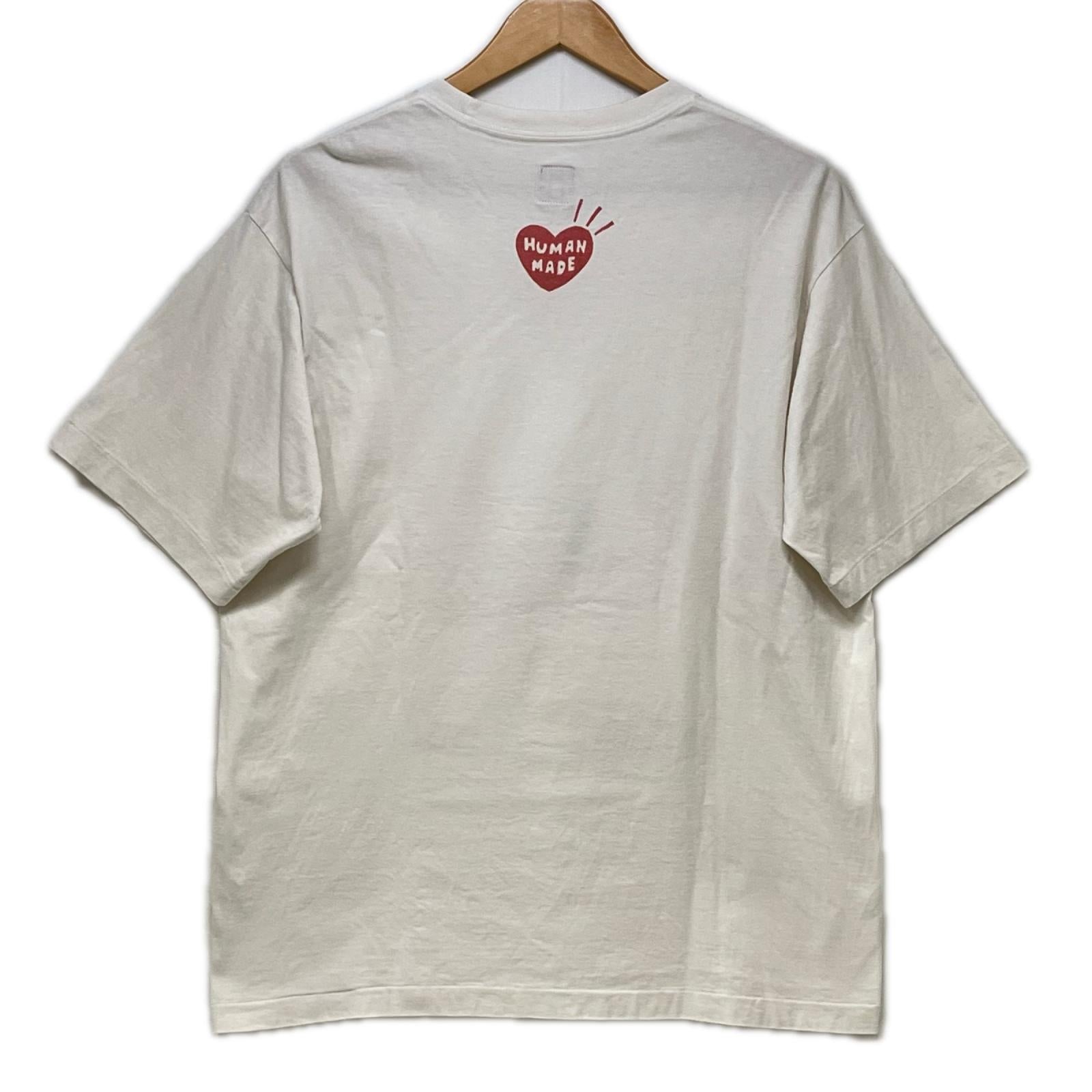 半袖Ｔシャツ HUMAN MADE×KEIKO SOOTOME 23AW 辰年 ﾌﾟﾘﾝﾄTee L ﾎﾜｲﾄ L ホワイト