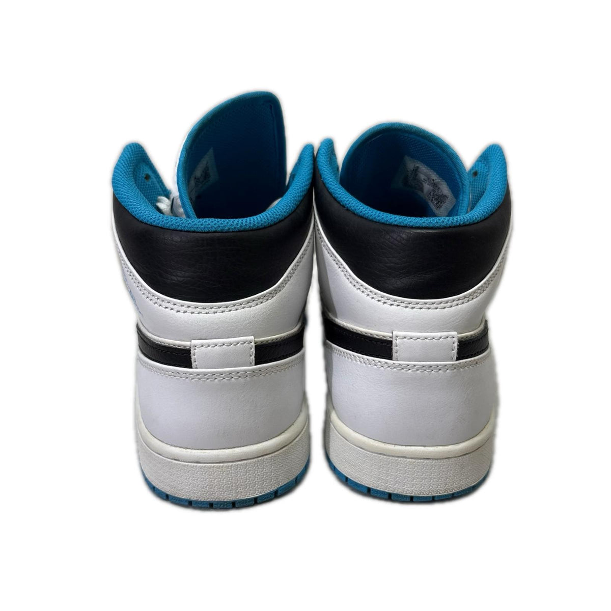 スニーカー Air Jordan 1 Mid White/Laser blue 28cm (US10 UK9 1/2 EU46) ホワイト