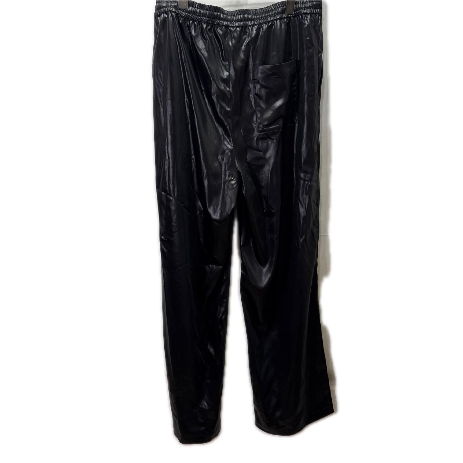 パンツ 26SS SCRIPT LOGO COATING PANTS 黒 (L) L ブラック