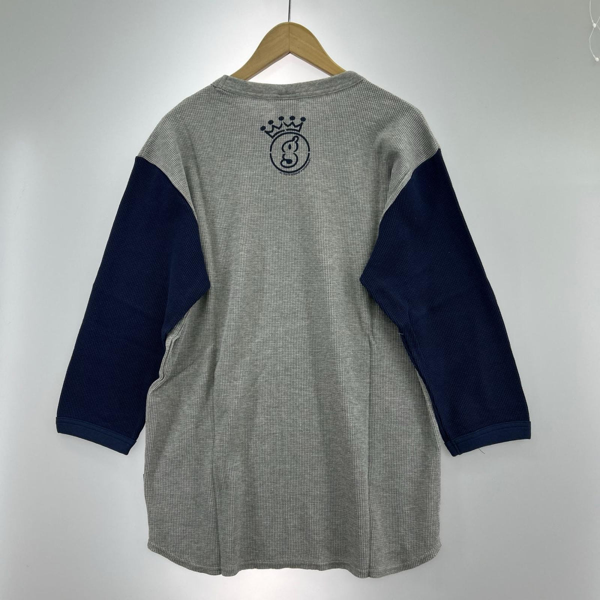 半袖Ｔシャツ 00s GDEH サーマルTシャツ (L) グレー×ネイビー L