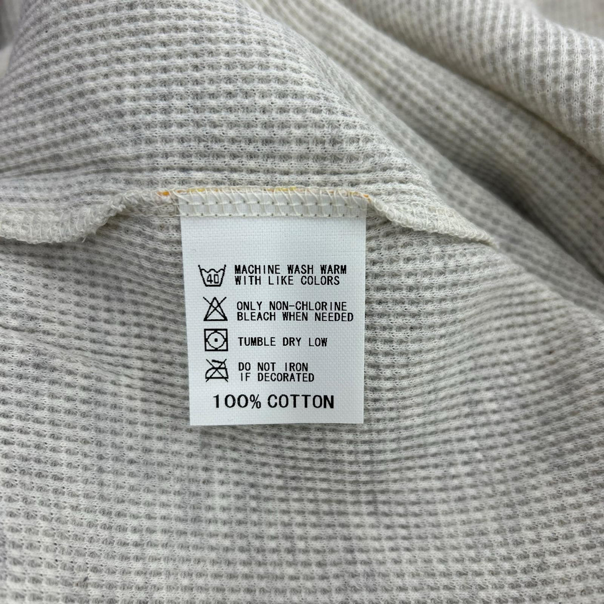 半袖Ｔシャツ 00s GDEH サーマルTシャツ (L) ナチュラル×ワイン L