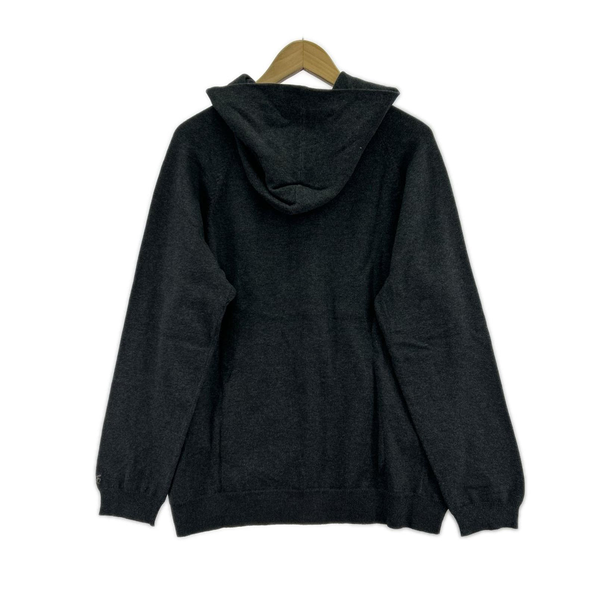 パーカー ジップアップ ニットパーカー(L) チャコールグレー L