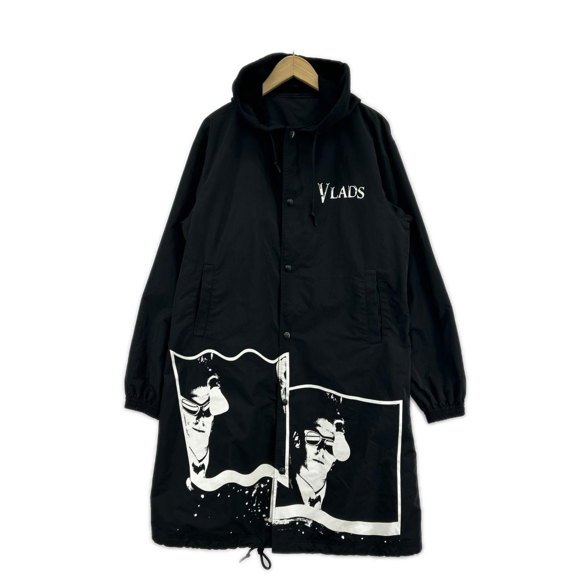 ジャケット VLADS フード付総柄ロングコーチJKT UCW4305-2 (2) 2 ブラック
