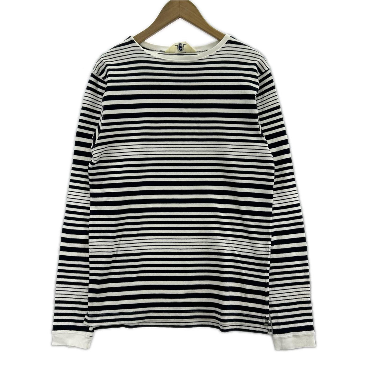 半袖Ｔシャツ ボーダー L/S (L) ホワイト×ネイビー L