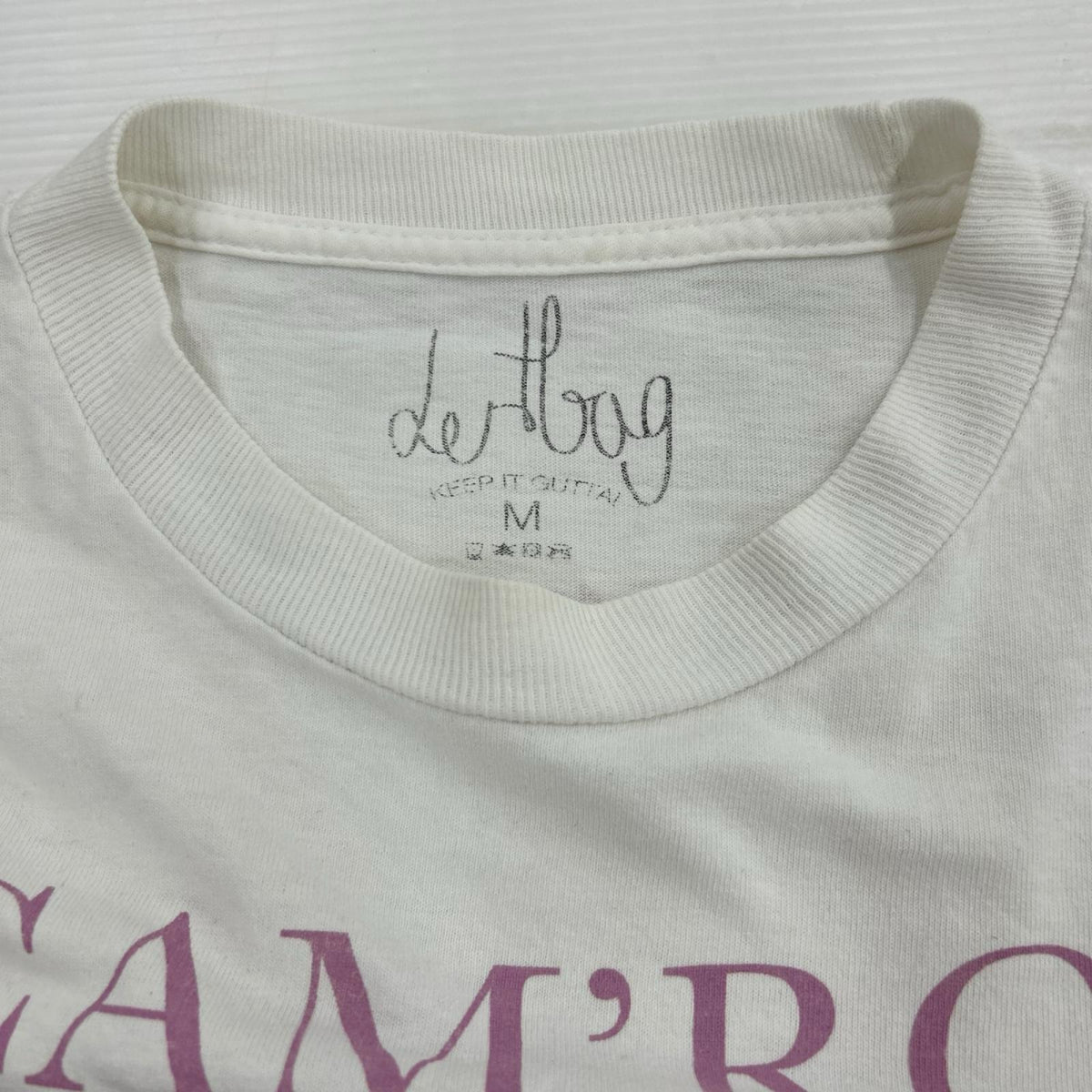 半袖Ｔシャツ DERTBAG CAM'RON TEE 白 M M ホワイト