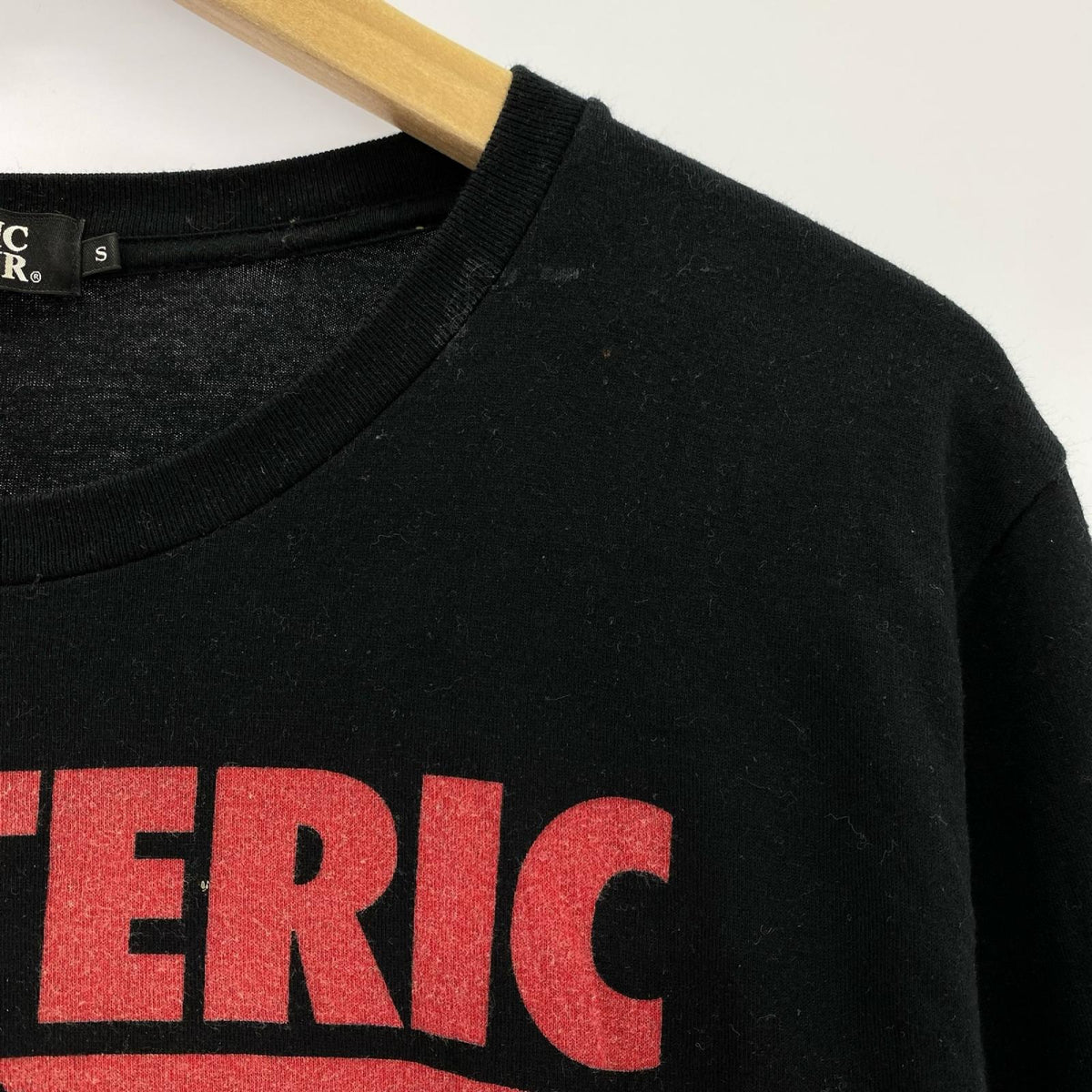 長袖Ｔシャツ HYSTERIC GLAMOUR ｶﾞｰﾙﾌﾟﾘﾝﾄL/S Tee S ﾌﾞﾗｯｸ S ブラック