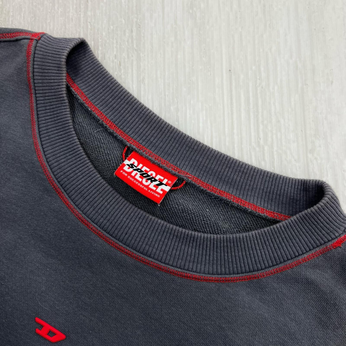 長袖Ｔシャツ SPORT ｽﾓｰﾙﾛｺﾞ L/Sﾗｲﾝ ｶｯﾄｿｰ ｸﾞﾚｰ S S グレー