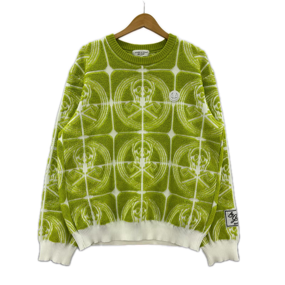 ニット ｸﾙｰﾈｯｸﾆｯﾄ GRN 50 50 グリーン