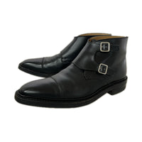 シューズ CROCKETT＆JONES ﾀﾞﾌﾞﾙﾓﾝｸﾌﾞｰﾂ ﾌﾞﾗｯｸ ブラック
