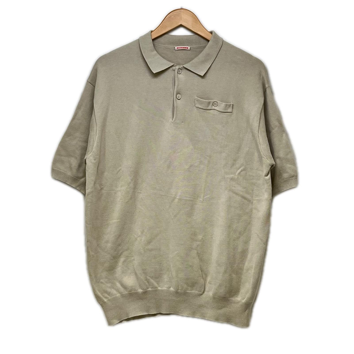 ポロシャツ RYETENDER ｺｯﾄﾝﾆｯﾄﾎﾟﾛ size2 2 ベージュ