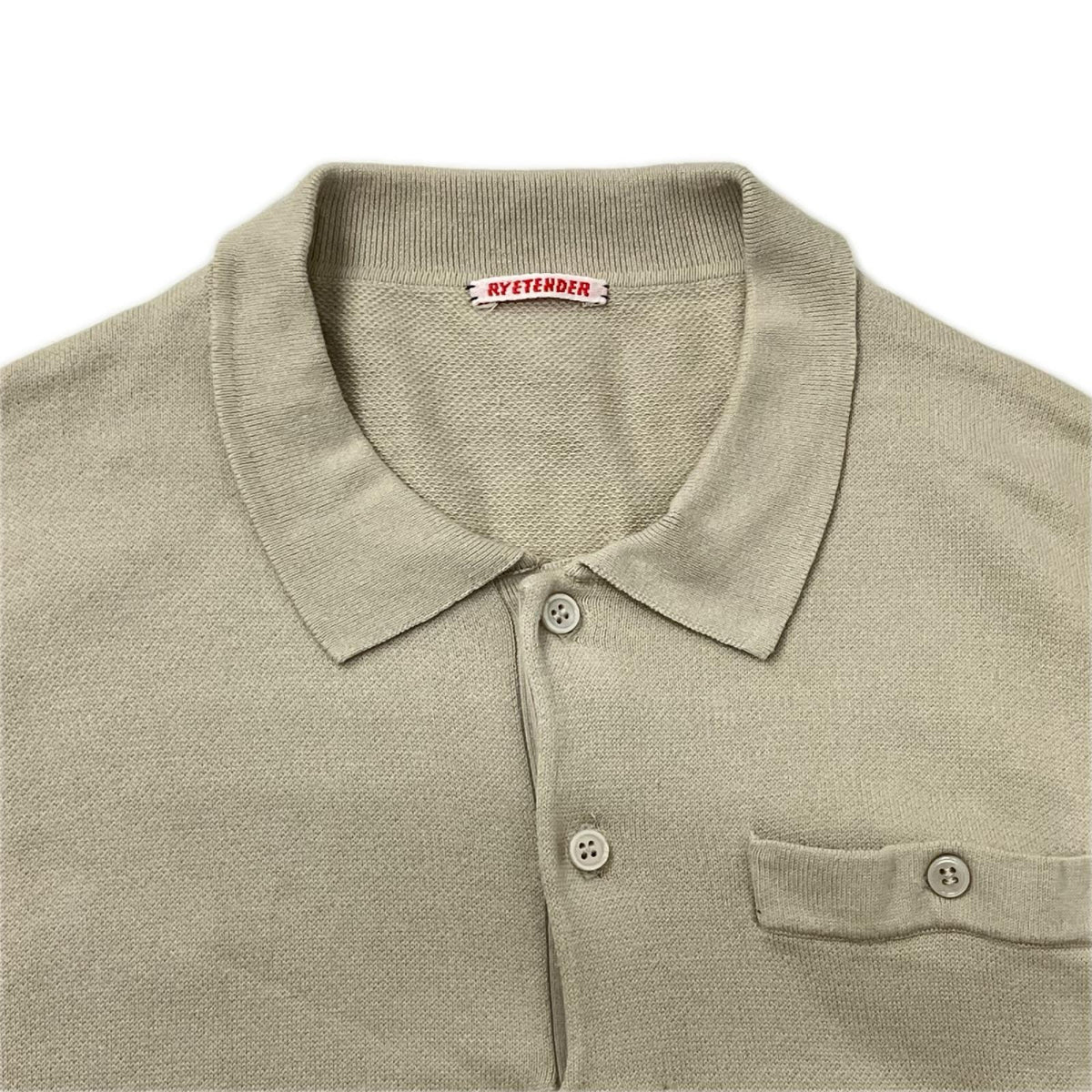 ポロシャツ RYETENDER ｺｯﾄﾝﾆｯﾄﾎﾟﾛ size2 2 ベージュ